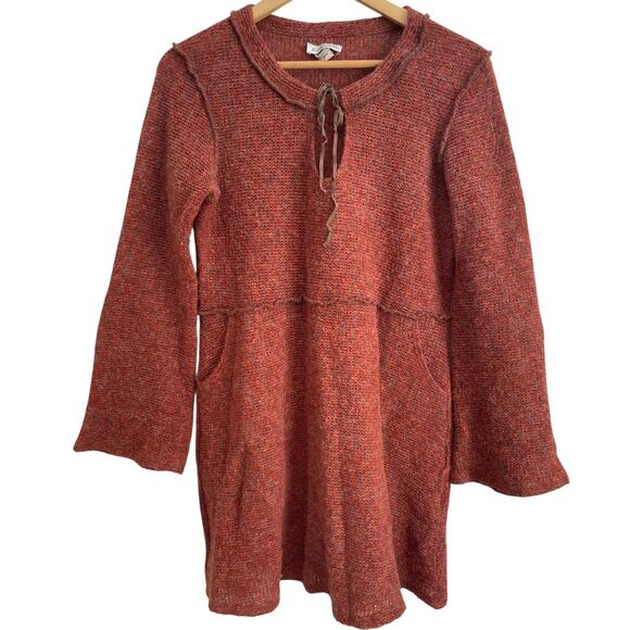 Kokoon Boho Sweater Dress Womens Large Wool Blend Knit Minimalist Tunic USA - Picture 3 of 12